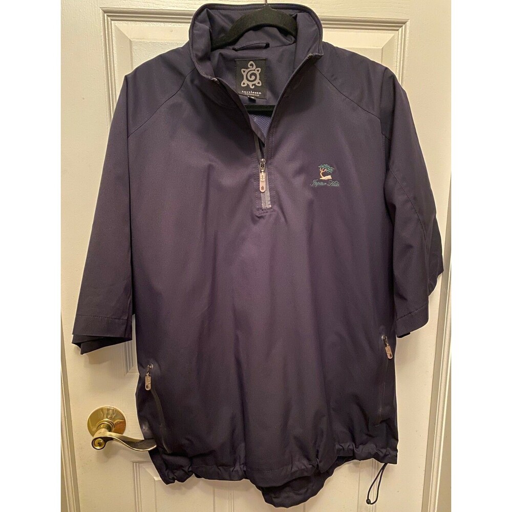 Jupiter Hills Golf Club Turtleson Short Sleeve 1/4 Zip Pullover Men's Size Med